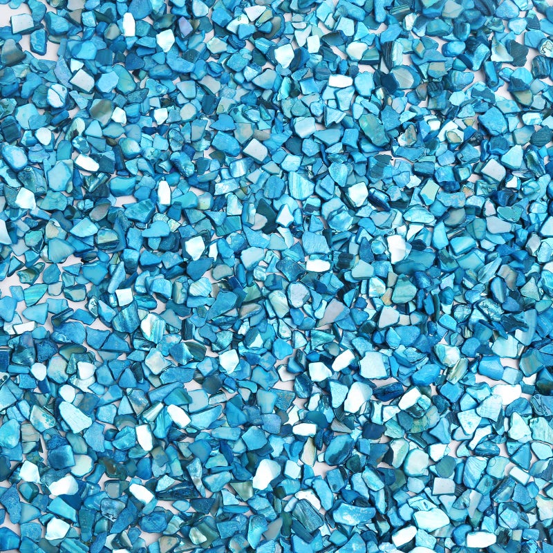 QICQDRAM Crushed Shells for Crafts 2 LBS(32OZ) Small Natural Crushed Shells Bulk, for Crafts DIY Beaching Wedding Decoration Vase Fillersâ€¦ - Image 2